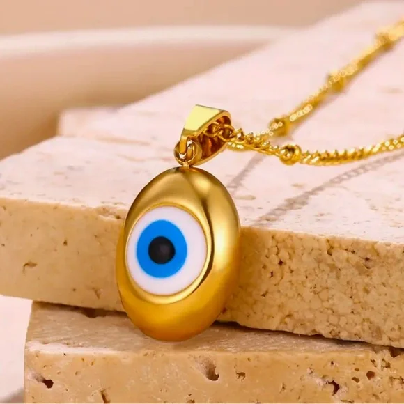Evil eye pendant necklace - Picture 3 of 4